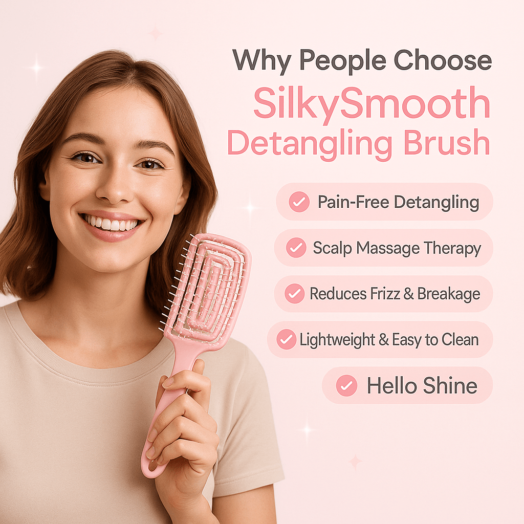 Pain - Free Detangling Brush - Elanuri