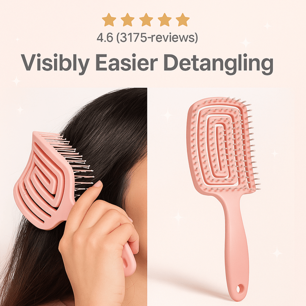 Pain - Free Detangling Brush - Elanuri