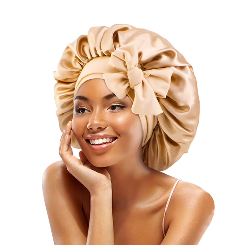 Bonnet With Stretchy Tie
